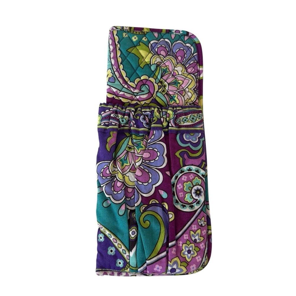 Vera Bradley Straighten Up and Curl in Heather Paisley Retired Print Travel